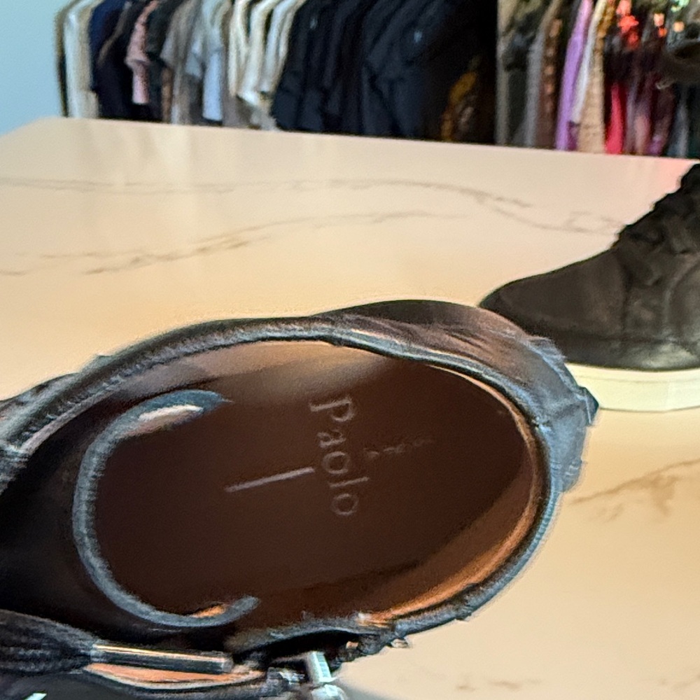 Black sneaker wedges - Picture 3 of 3